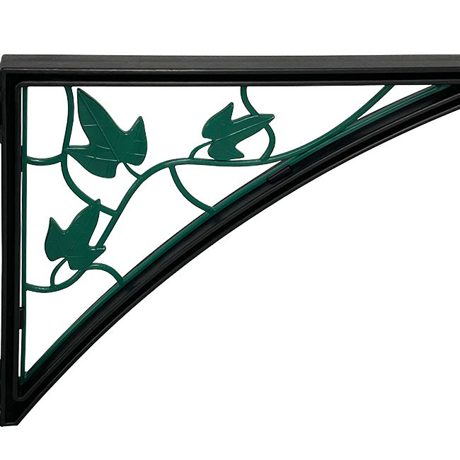 ENoVate Hangs EZ Fence Post Easy Clamp-On Bracket, Ivy, 16"L