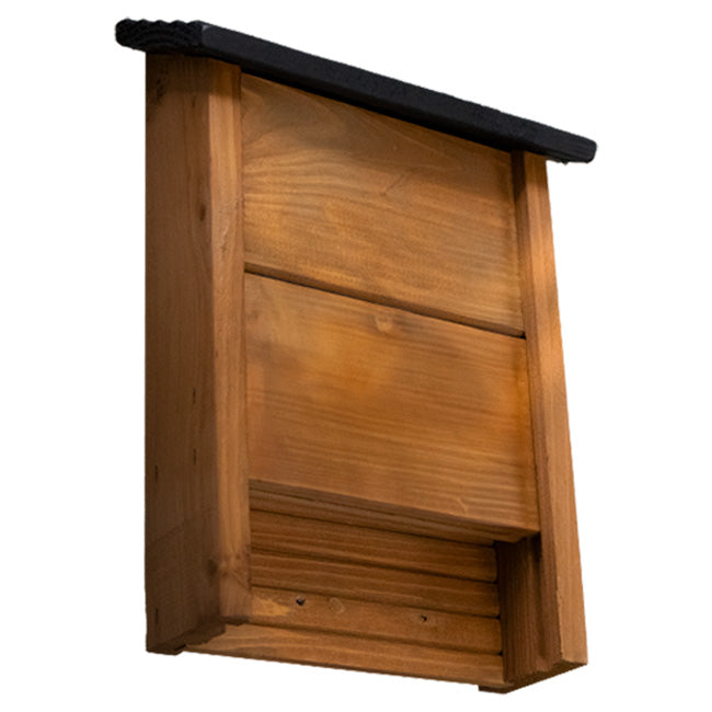Woodlink Wooden Bat Shelters with Black Roofs, Pack of 2