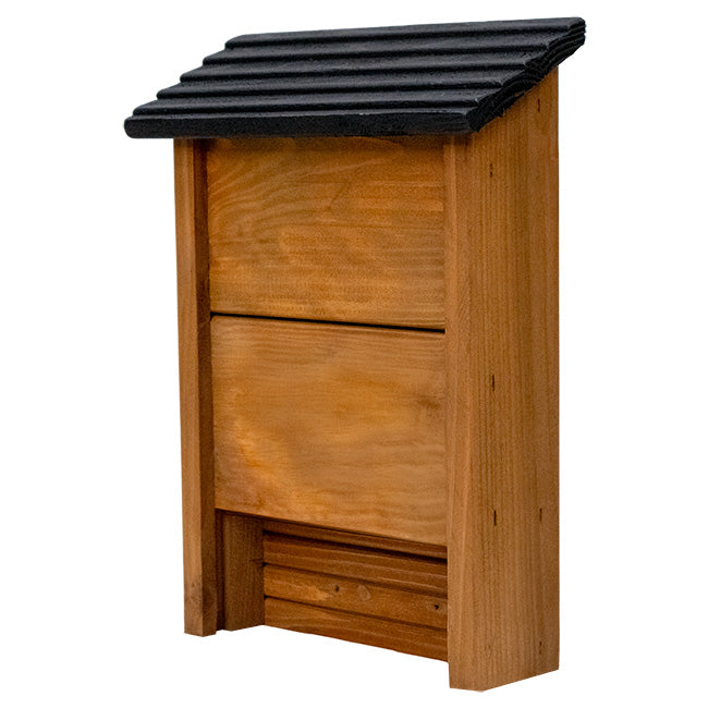 Woodlink Wooden Bat Shelters with Black Roofs, Pack of 2