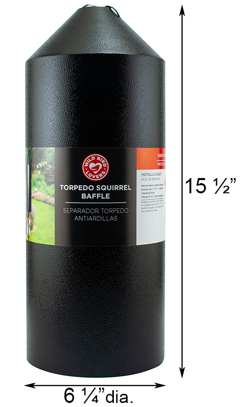 Woodlink 2-Piece Torpedo Baffles, Black, Pack of 3