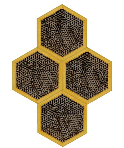 Woodlink Honey Comb Modular Mason Bee Houses, Pack of 4