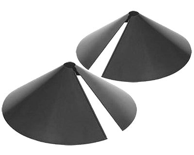 Woodlink Wrap-Around Squirrel Bafflers, Black, Pack of 2