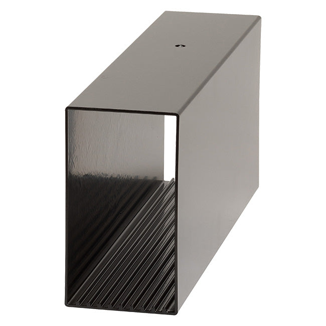 Whitehall Superior Mailbox Post with Newspaper Box, Black