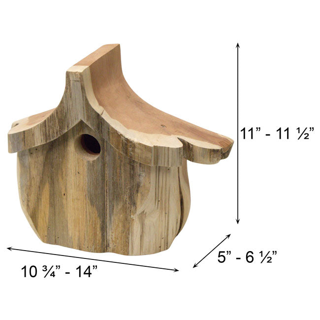Woodmen Designs Rustic Cedar Handcrafted Bluebird House