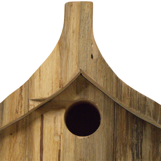 Woodmen Designs Rustic Handmade Bird House with Finish