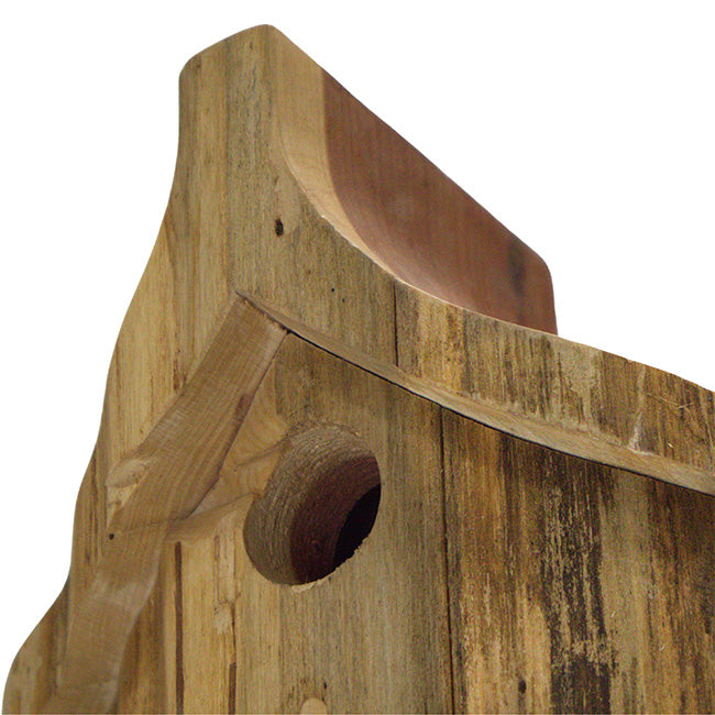 Woodmen Designs Rustic Handmade Bird House with Finish