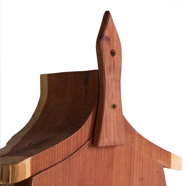Woodmen Designs Rustic Handmade Bird House with Finish