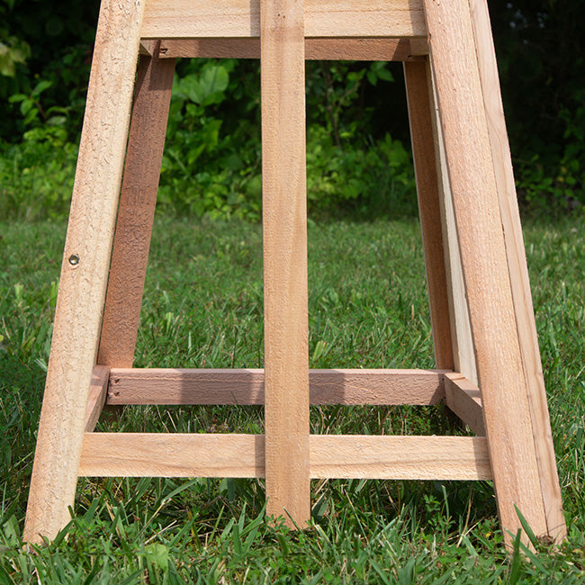 Cedar Standard Pyramid Trellises, 46"H, Pack of 3