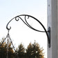 Achla Designs Wrought Iron Scroll Brackets, Black, Pack of 2