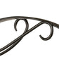 Achla Designs Wrought Iron Scroll Brackets, Black, Pack of 2