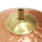 Hammered Copper Bird Bath w/Stake & Solar Fountain Pump