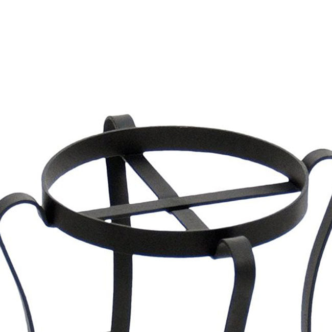 Achla Patio Plant Stands, Black, 12"H, Pack of 2