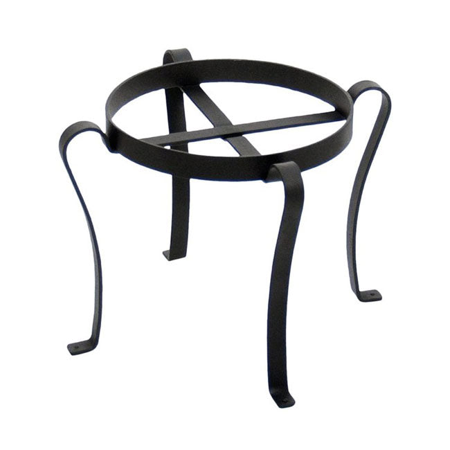 Achla Patio Plant Stands, Black, 12"H, Pack of 2