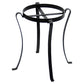 Achla Patio Plant Stands, Black, 12"H, Pack of 3