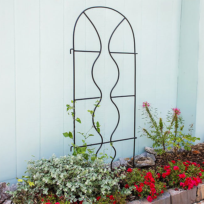 Achla Orangery Trellis Screen, Black, 65"H