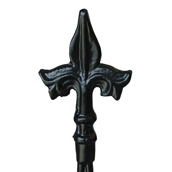 Achla Fleur-De-Lis Topiary Frames, Black, 58", Pack of 4