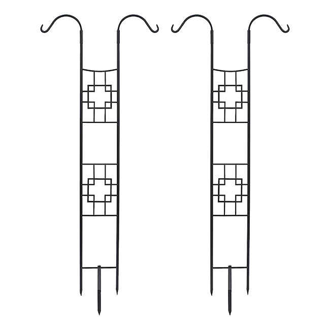 Achla Square on Squares Double Pole Trellises, Pack of 2