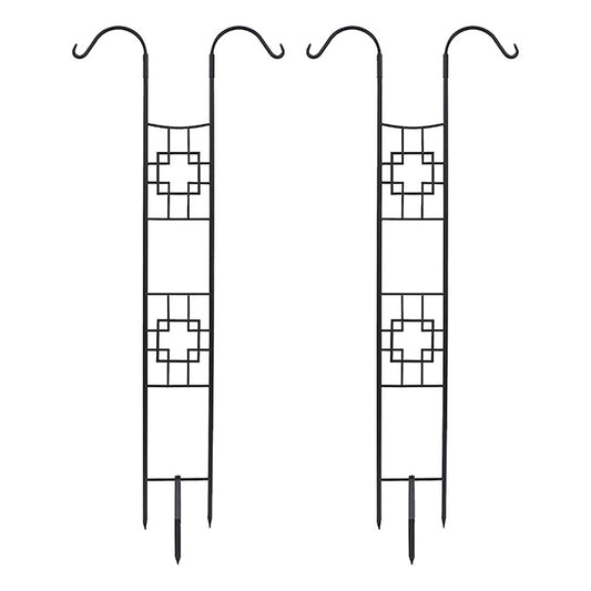 Achla Square on Squares Double Pole Trellises, Pack of 2