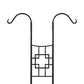 Achla Square on Squares Double Pole Trellises, Pack of 2