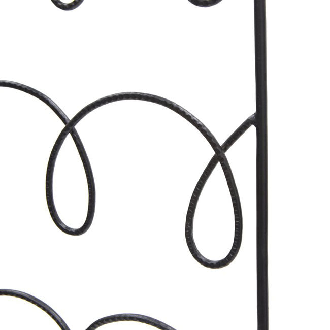 Achla Gingerbread Cottage Trellises, Black, 73"H, Pack of 2