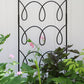 Achla Gingerbread Cottage Trellises, Black, 73"H, Pack of 2