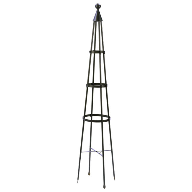 Achla Garden Obelisks, Graphite, 61.5", Pack of 2