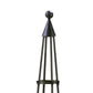 Achla Garden Obelisks, Graphite, 61.5", Pack of 2