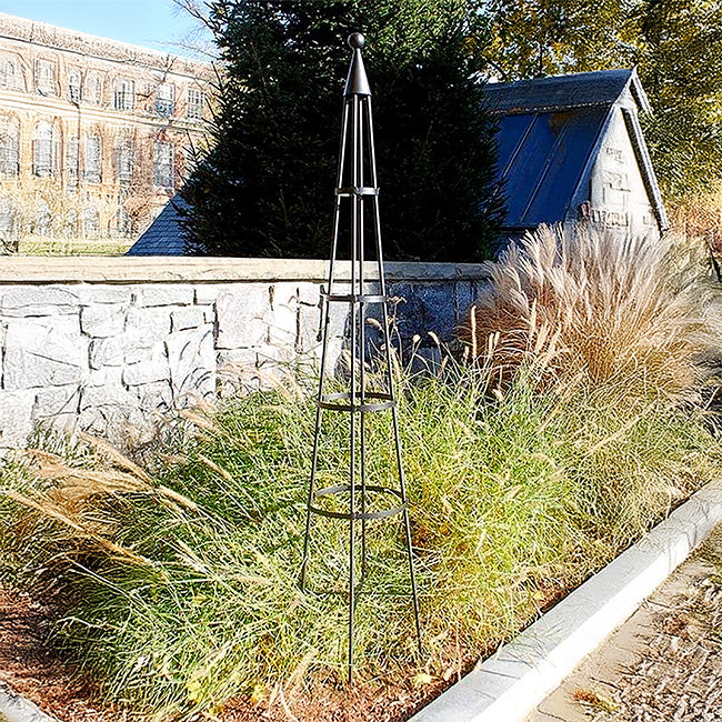 Achla Garden Obelisks, Graphite, 84.5", Pack of 2