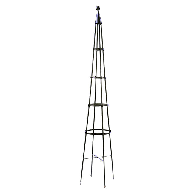 Achla Garden Obelisks, Graphite, 84.5", Pack of 2