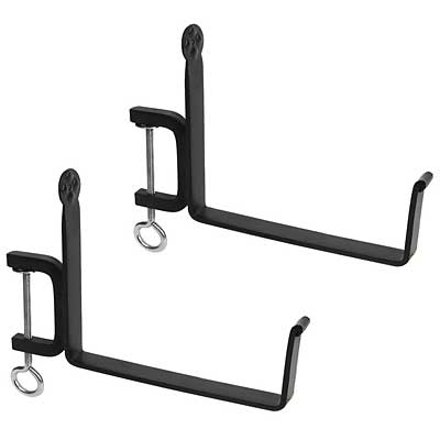 Achla Clamp-On Flower Box Brackets for 8" Planters, 2 Sets