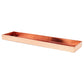 Achla Copper Plant Trays, 29"L, Pack of 3