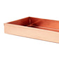 Achla Copper Plant Trays, 29"L, Pack of 3