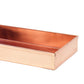 Achla Copper Plant Trays, 29"L, Pack of 3