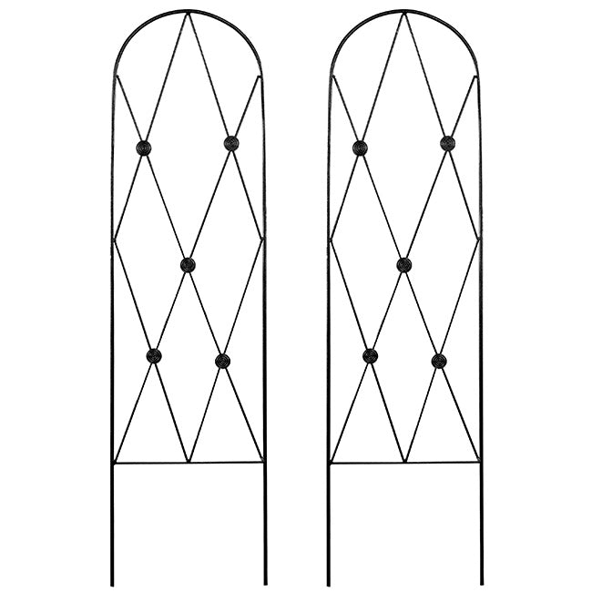 American GardenWorks Button Pot Trellises, 46.5"H, Pack of 2