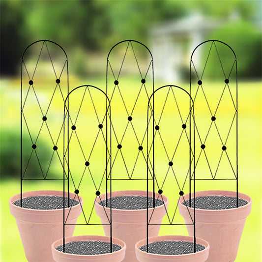 American GardenWorks Button Pot Trellises, 46.5"H, Pack of 5