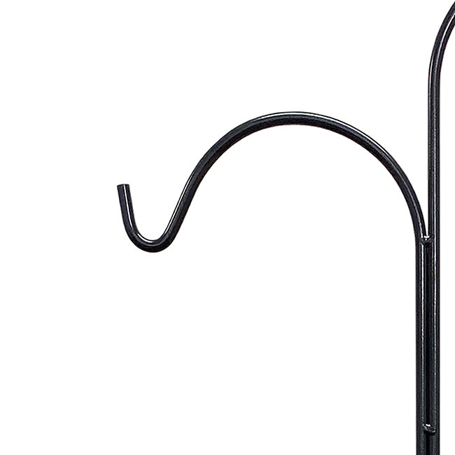 American GardenWorks Offset Double Shepherd Hooks, Pack of 2