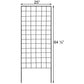 American GardenWorks Narrow Screen Trellis, Black, 2 Pack