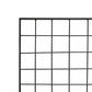 American GardenWorks Narrow Screen Trellis, Black, 2 Pack
