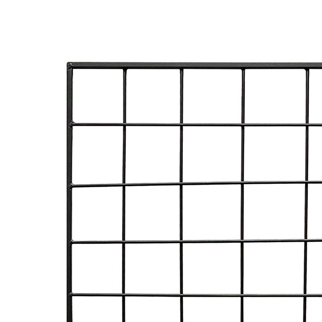 American GardenWorks Narrow Screen Trellis, Black, 2 Pack