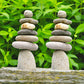 Ancient Graffiti Seven Stone Cairns, 10"H each, Pack of 2