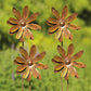 Ancient Graffiti Kinetic Zinnia Spinners, Copper, Pack of 4