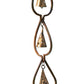 Ancient Graffiti Aspen Leaf and Bell Rain Chains, Pack of 2