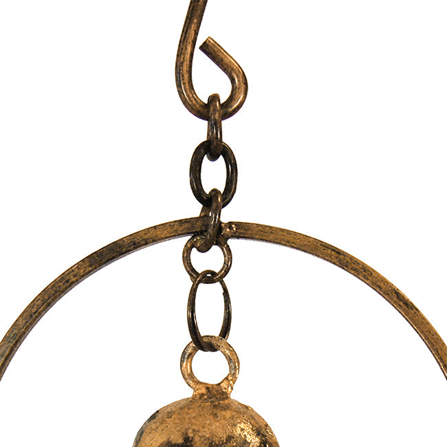 Ancient Graffiti Bell Rain Chains, Copper, Pack of 4