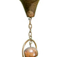 Ancient Graffiti Calla Lilies and Bells Rain Chains, 2 Pack