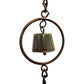 Ancient Graffiti Umbrella & Bell Rain Chains, Floral, 2 Pack