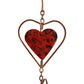 Ancient Graffiti Heart Rain Chains, Multicolored, Pack of 2