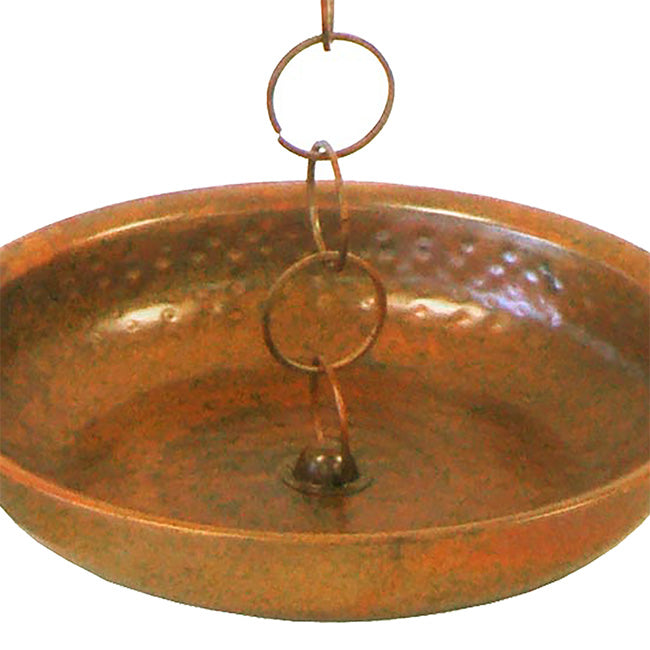 Ancient Graffiti Rain Chain Receptacles, Copper, Pack of 2