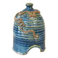 Anthony Stoneware Toad Houses, French Blue, Pack of 2