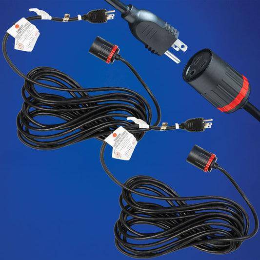 Allied Precision Lock-N-Dry Power Supply Cords, 25', 2 Pack