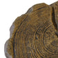 Athens Small Log Stepping Stones, Espresso, Pack of 2